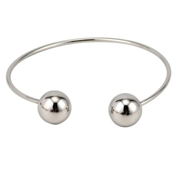 3 Silver Bracelets Bohemian Style - Picture 5 of 5